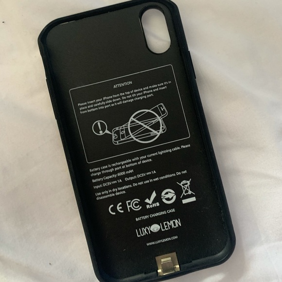 Floral Battery iPhone XR Case - Picture 2 of 2